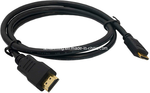 HDMI Cable 19pin Gold Plug to Plug 1080P