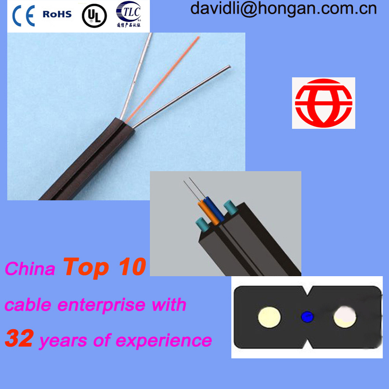 Inflaming Resistant One Core FTTH Indoor Optical Fiber Cable