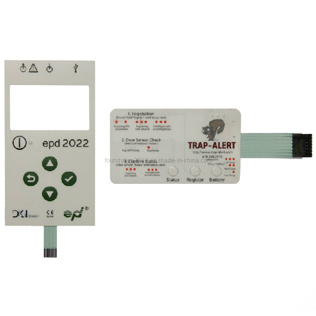 Printing Circuit Overlay Electronic Control Keypad Film Membrane Switch