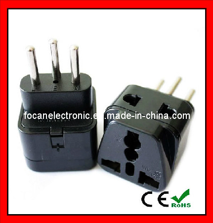 Universal Grounded 2 in 1 Switzerland Travel Adapter Plug