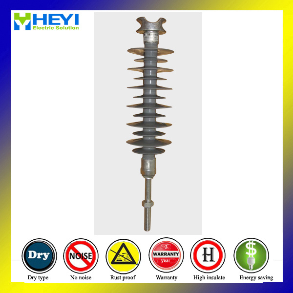 33kv 8knlong Bolt Railway Polymer Pin Composite Insulator