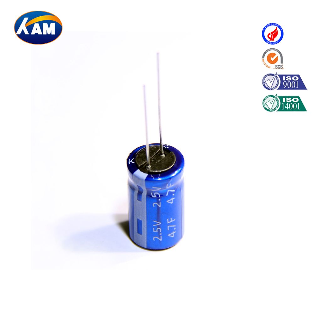 Super Capacitor 2.5V 4.7f Winding Series Kamcap High Quality