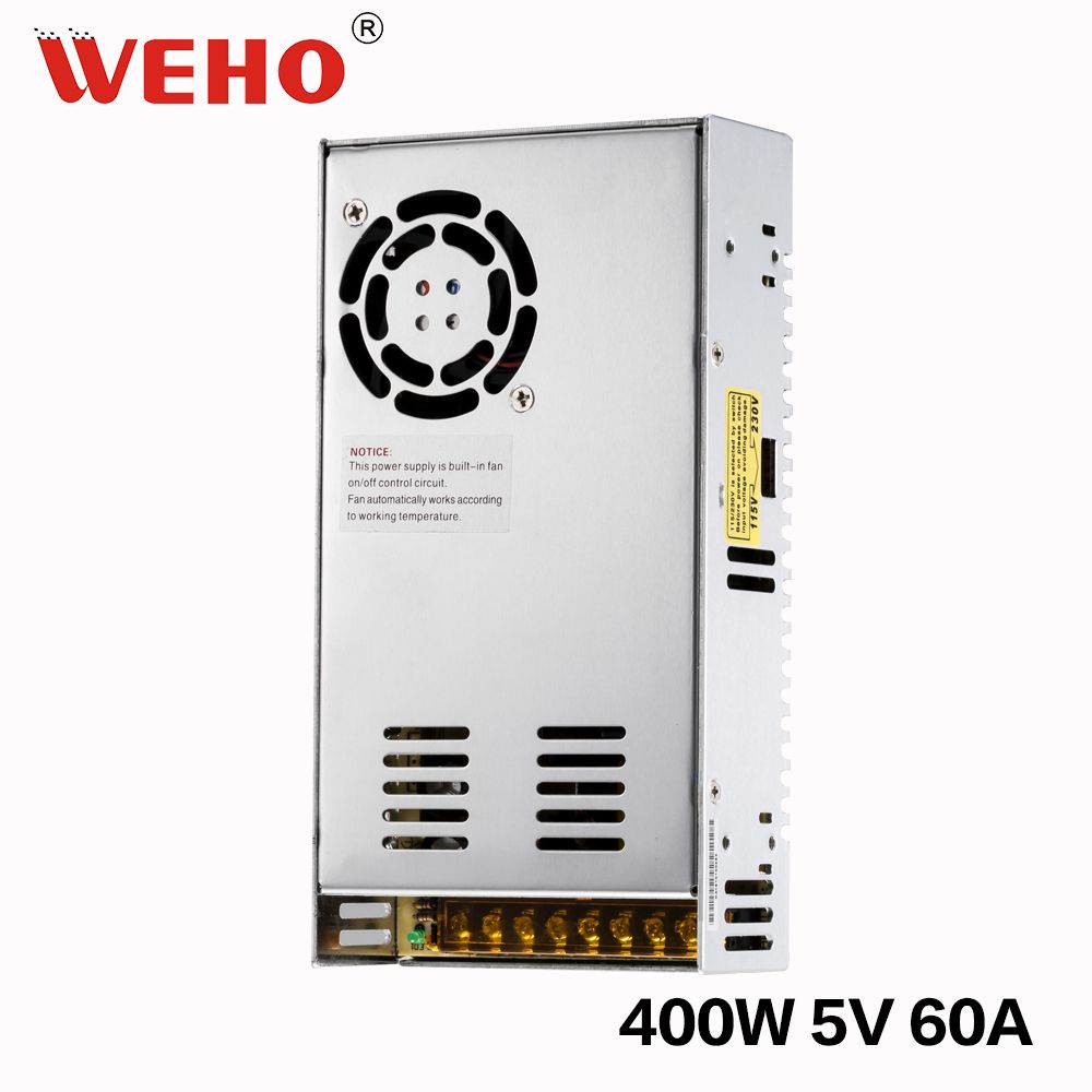 Weho S-400-5 Model IP20 5V 60A Power Supply