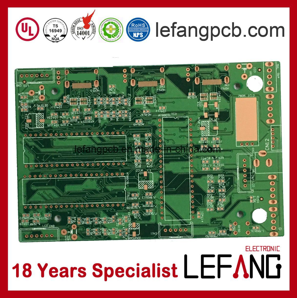 Safety Instrument Printed Circuit Board PCB Manufacturing