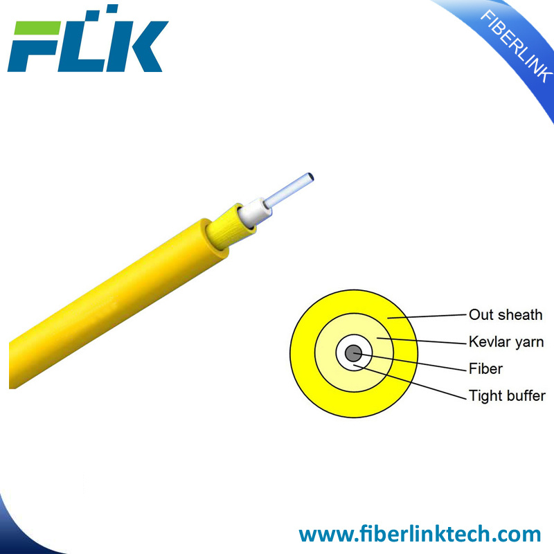FTTH Simplex Communication and Telecommunication Fiber Optic Drop Cable