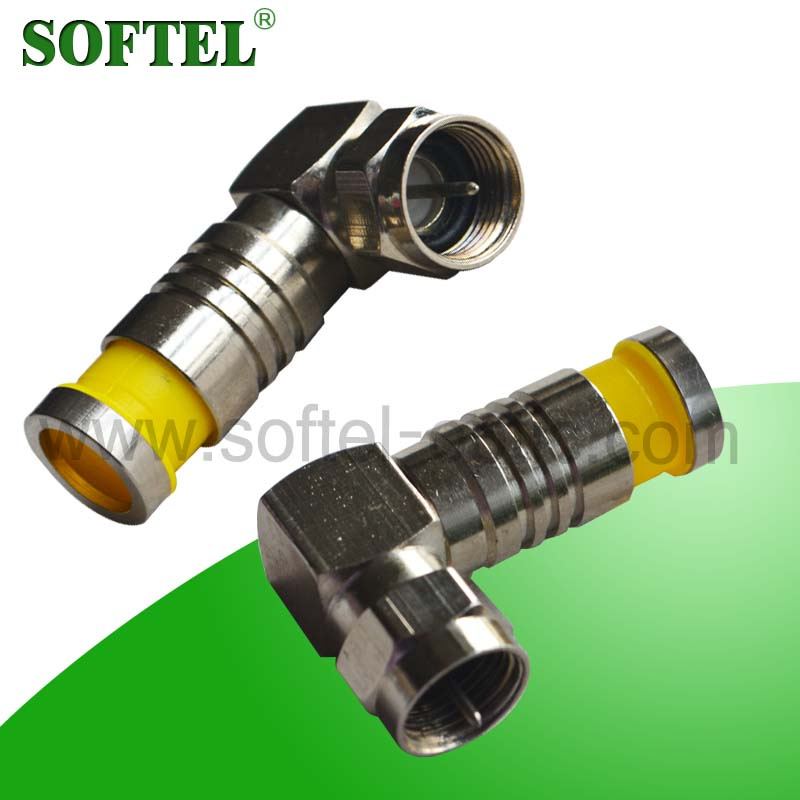Rg1111 90 Degree Compression Connector