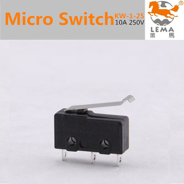 5A 250VAC Electric Mini Micro Switch Kw-1-25