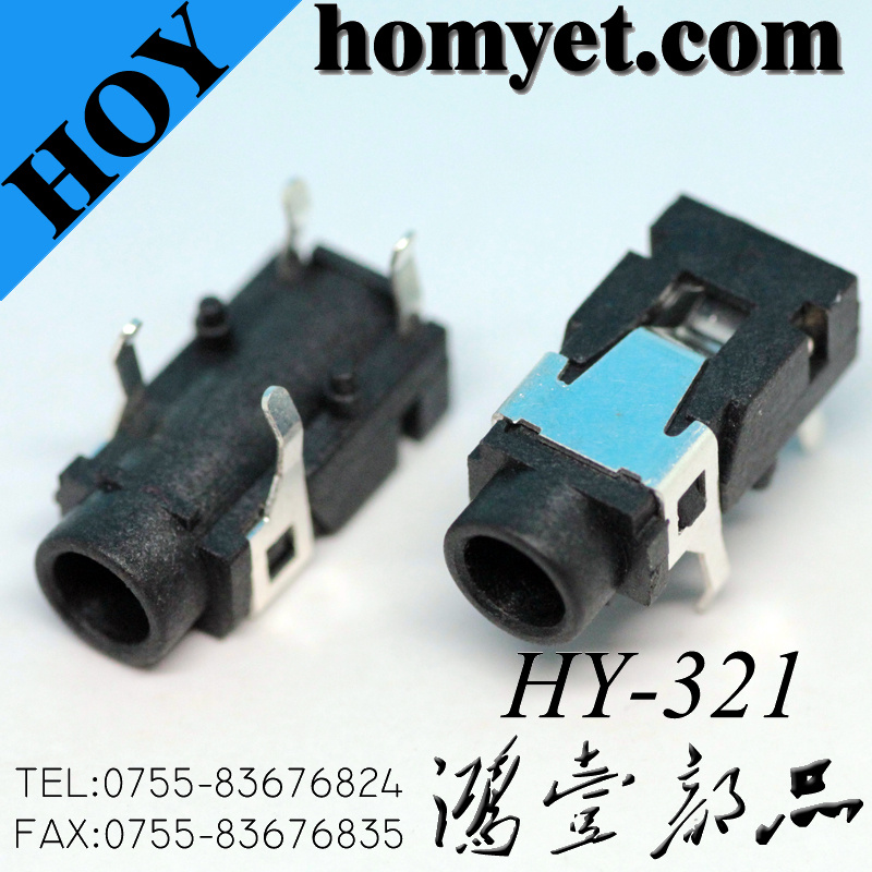 3.5mm 4p DIP Phone Jack Mono Audio Jack