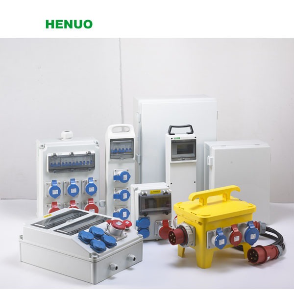 Industry Plastic PC Waterproof Distribution Box Combined Electric Plug Socket Box