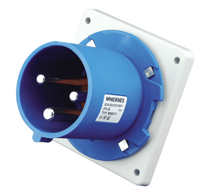 63A 2P+PE IP44 Concealed plug (MN6351)
