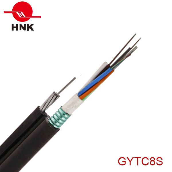 Armoured Self Supporting Figure 8 Aerial Optical Cable GYTC8S