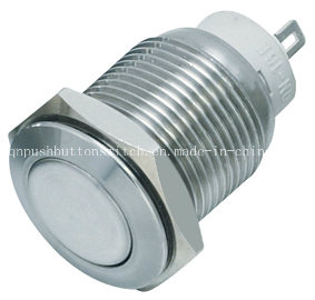 16mm 2pin Flat Momentary Push Button Switch
