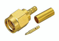 SMA Male Crimp Type for Rg174