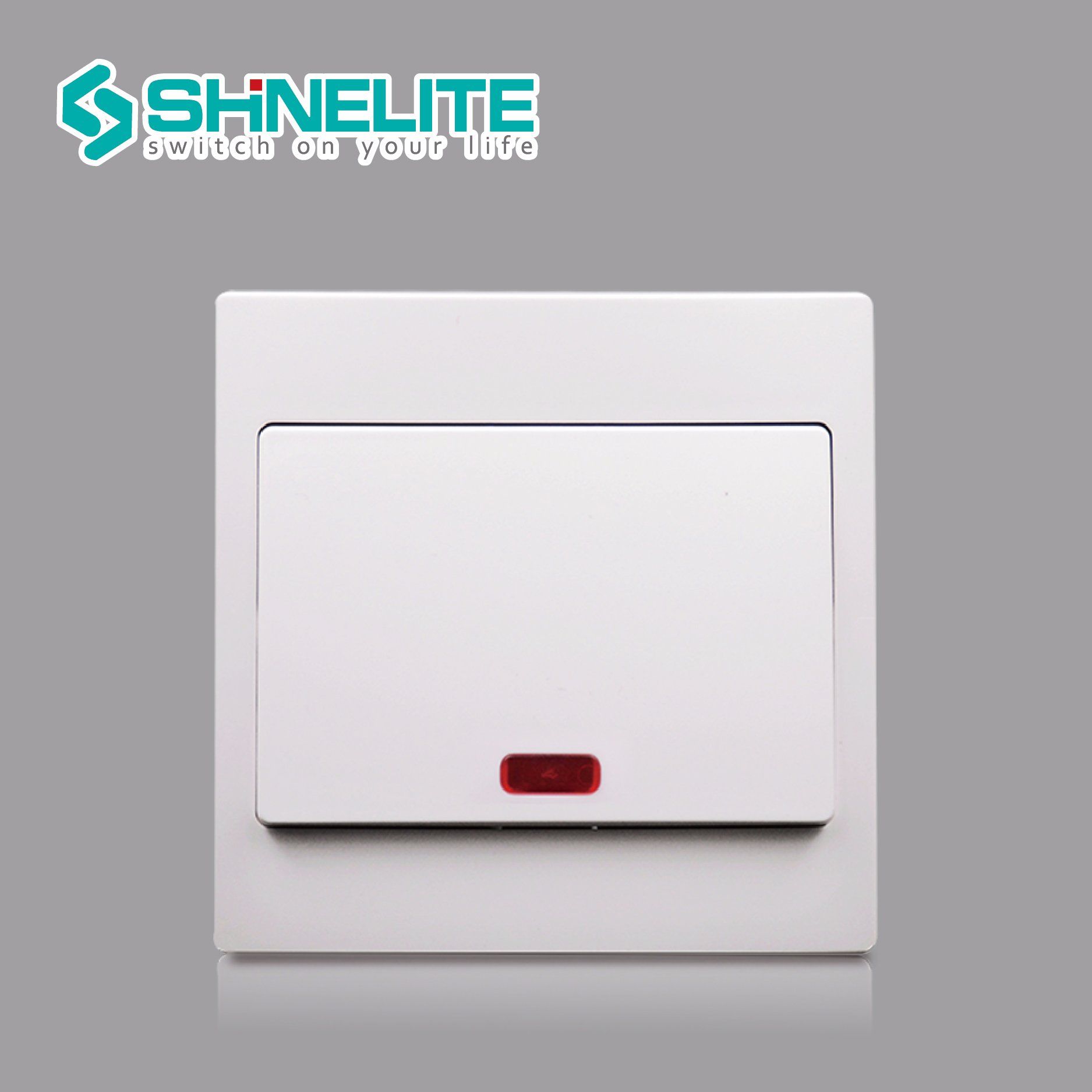 British Standard Plastic Plate 20A Switch with Ce OEM