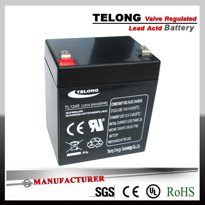 12V4.5ah Replacement UPS Battery with Ce and UL Certificate
