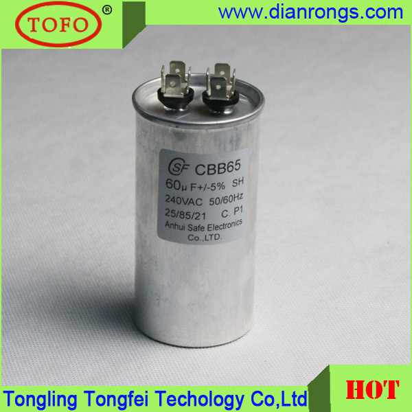 Capacitor for Compressor Motor Start Run Manufacturer Prices