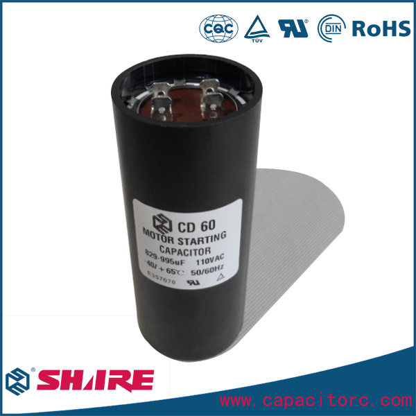 CD60 Electrolytic Motor Capacitor for Refrigerating Compressor