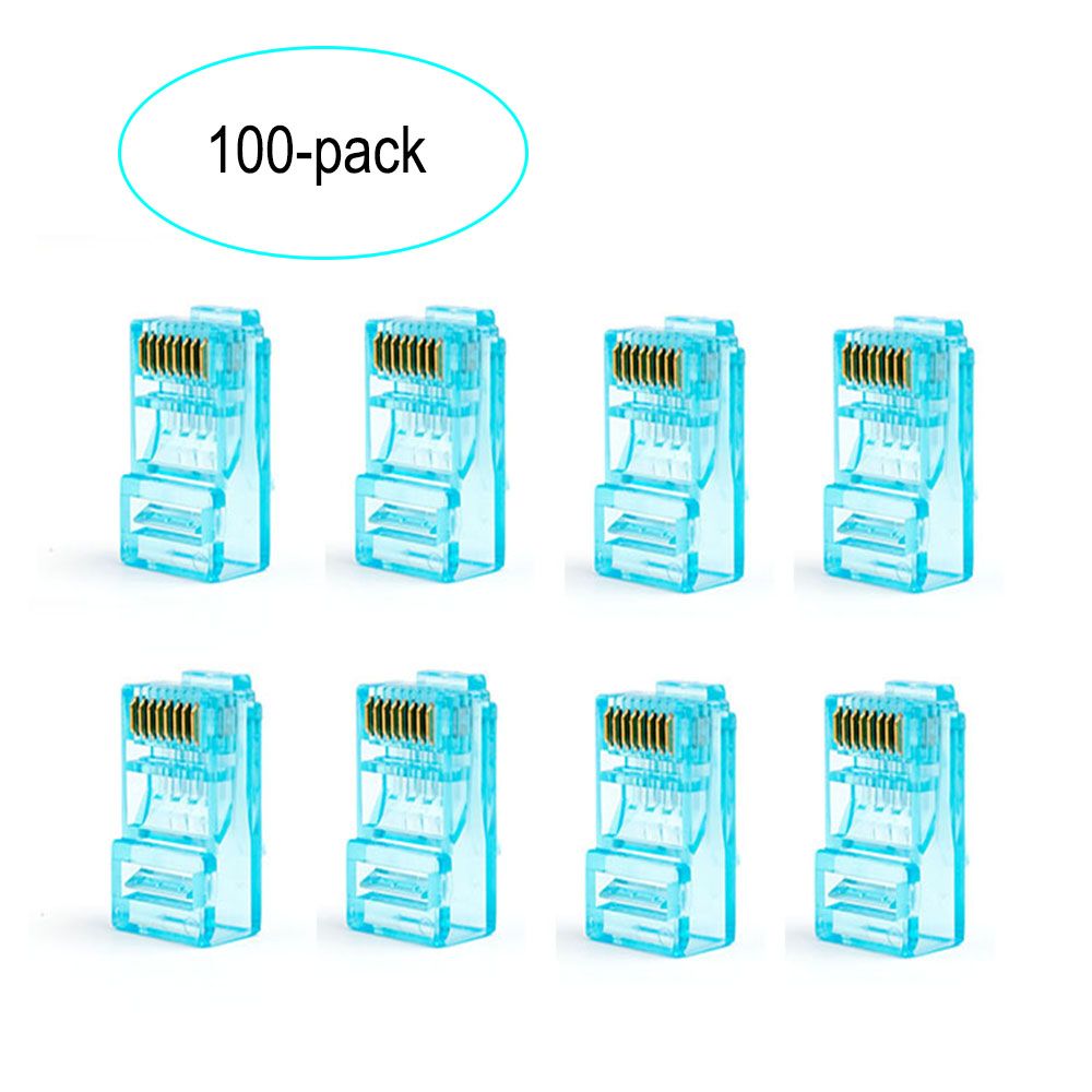Cat 5e UTP RJ45 Plug 100-Park RJ45 Unshielded Plug Modular 8p8c Plug Patch Cable Connector