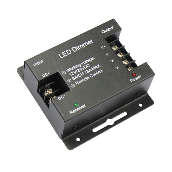 DC12V~24V RF 11 Key Iron Shell LED Remote Dimmer
