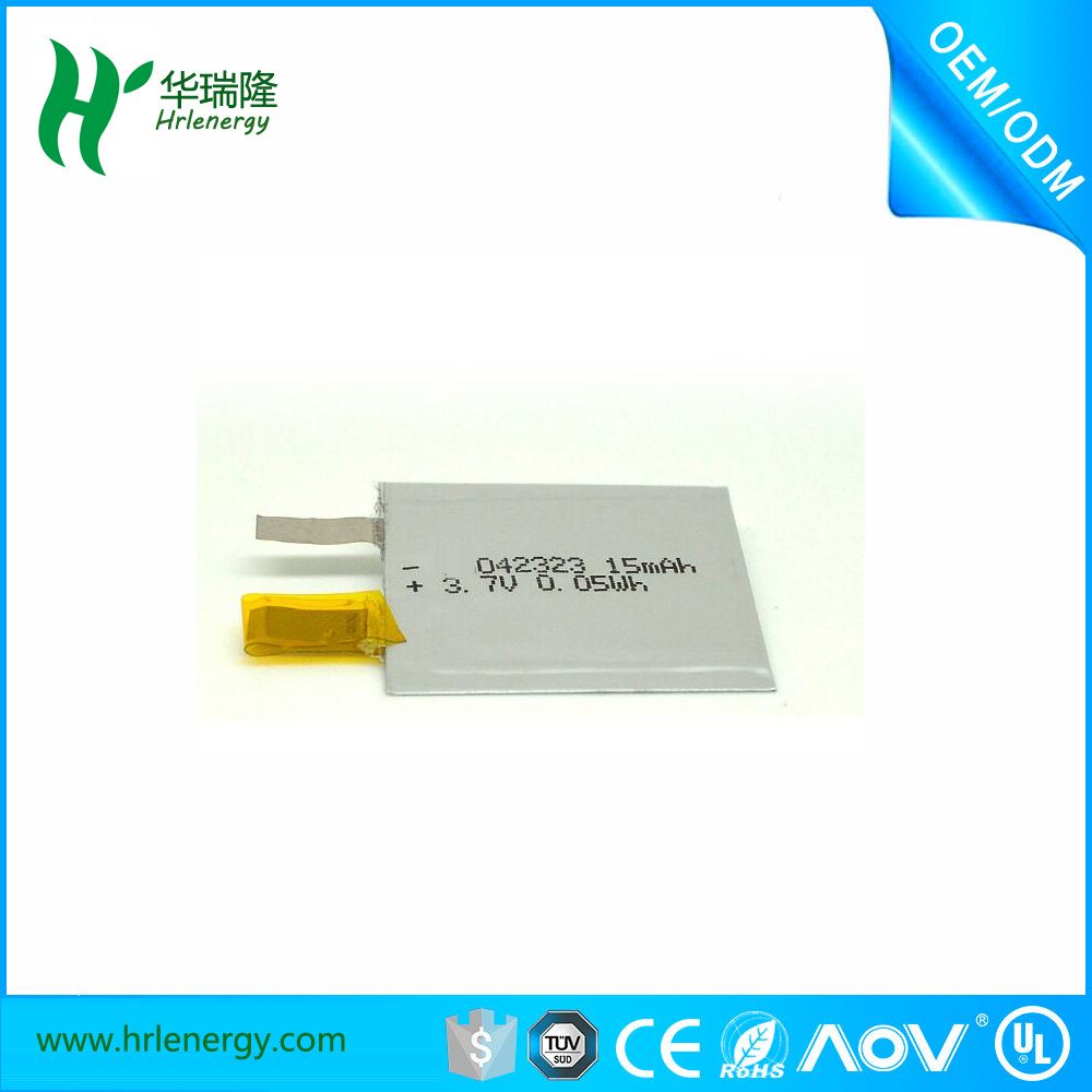 China 2mm Thickness Small Curved Lithium Polymer Battery 201030