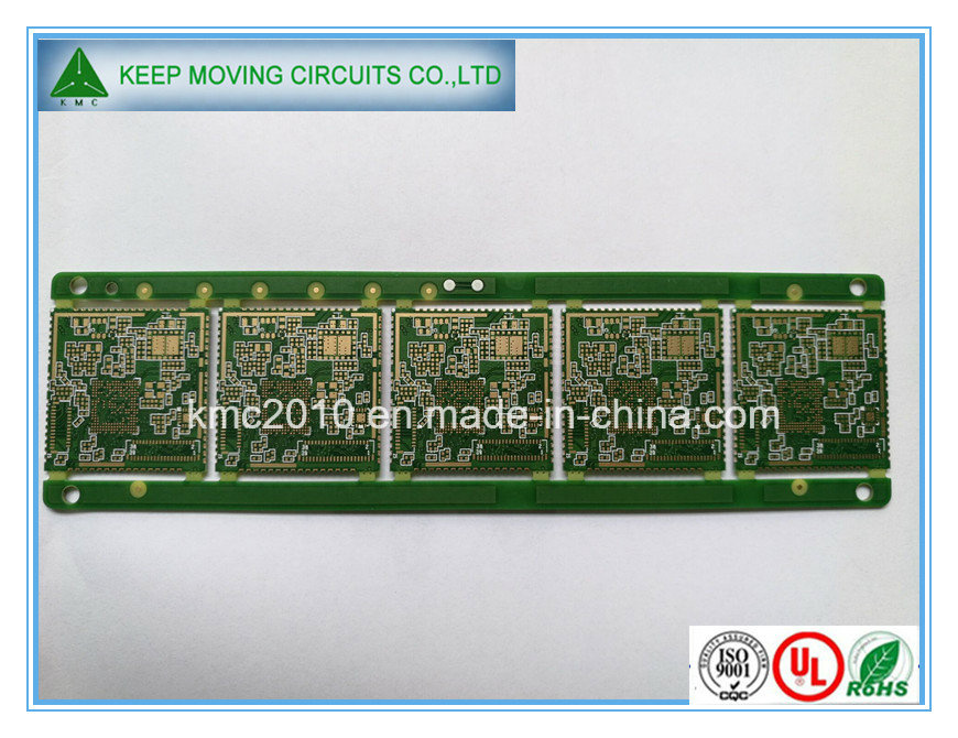4 Layer PCB with Immersion Gold and Half Holes