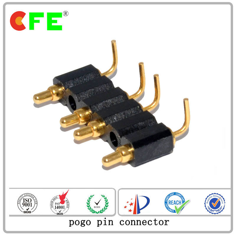 4pin Bending Spring Loaded Pogo Pin