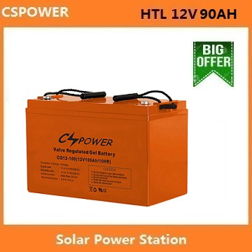 Cspower 12V75ah Lead Acid Battery for Solar Power Storage