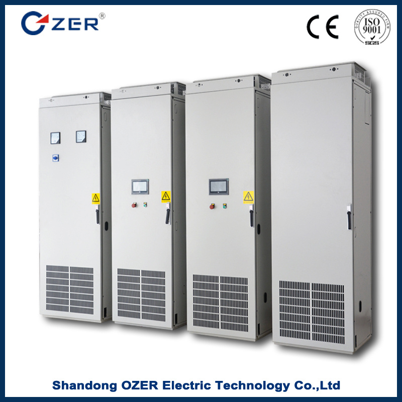 Electronic Variable Frequency Drive (VFD) Connected to Motors