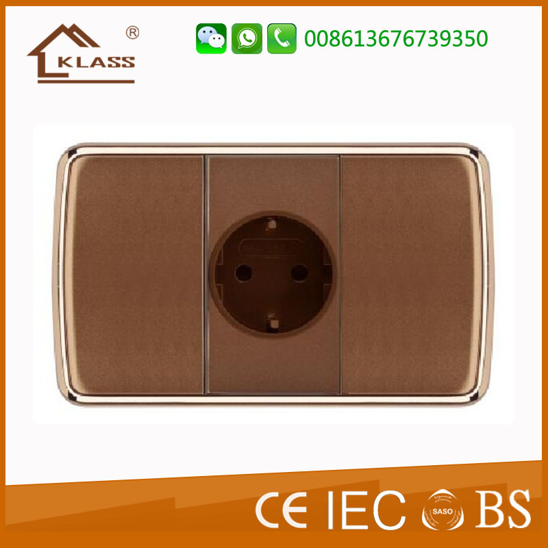 Made in China Schuko Wall Europe EU Socket