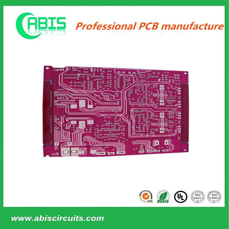 2layer Lf HASL Purple Solder Mask 1.0mm PCB Quick Delivery PCB Fabricator