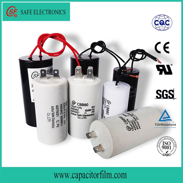 Cbb60 AC Motor Starting Metallized Film Capacitor