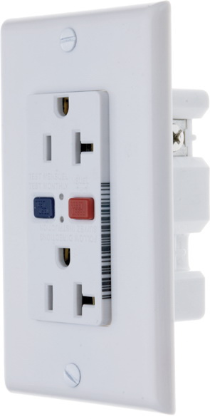 20 AMP, 125 Volt GFCI Receptacle, UL Listing