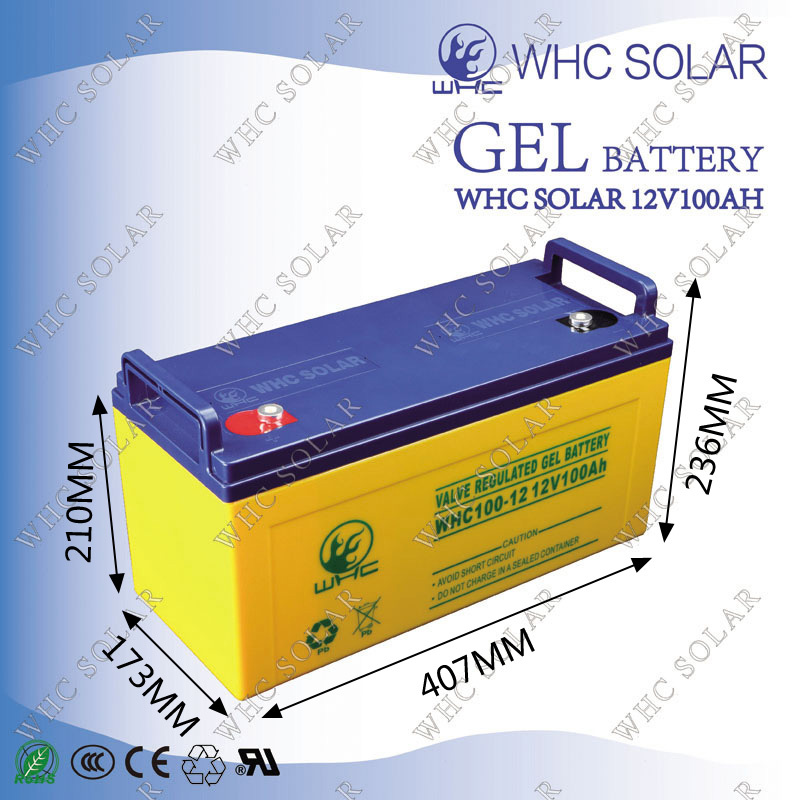 12V 100ah Deep Cycle Solar Purpose Gel Battery