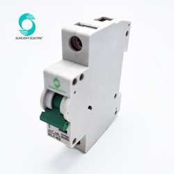 DIN Rail Mounting 1p 20A 250VDC Circuit Breaker MCB for Solar Energy PV System