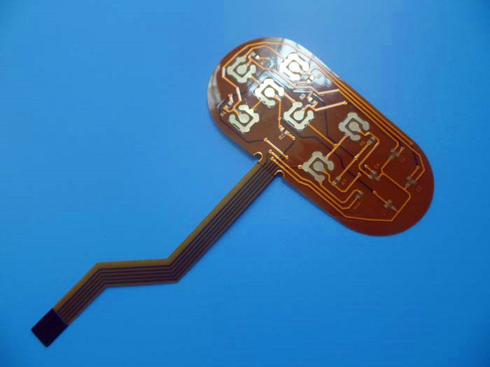 Polyimide FPC Keypad Connector Flexible Printed Circuit