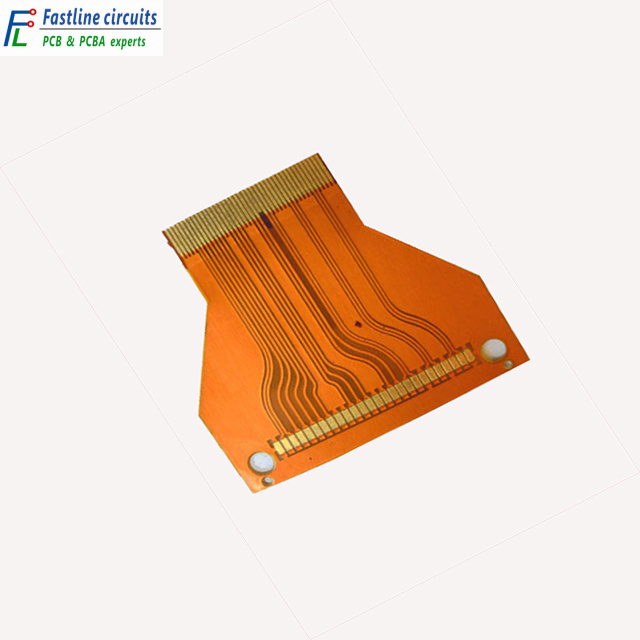 Customized Yellow Flexible Circuit Board with Polyimide Material