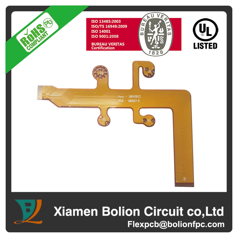 Flexible 1 Layer PCB Board Making Pi Kapton Polymide FPC