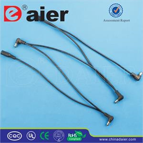 5.5 X 2.1mm 5 Female-1 Male DC Plug