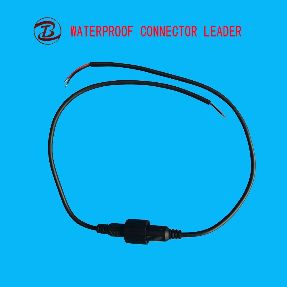 High Quality Black White Colorless Waterproof Wire DC Connector