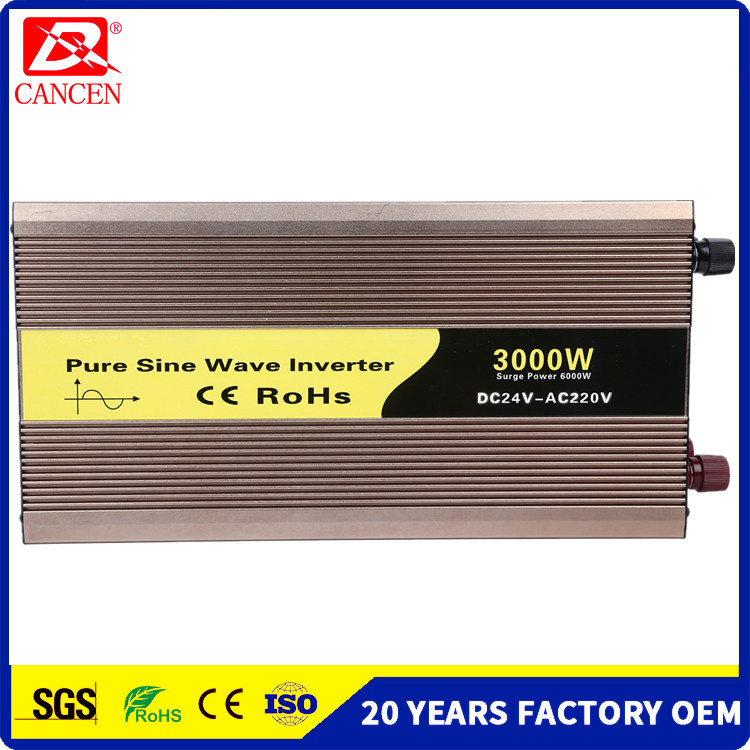 3000W DC24V to AC220V Pure Sine Wave off-Grid Inverters
