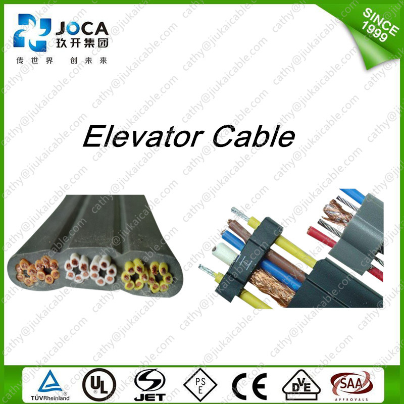 Factory Produced 300/500V H05vvh6-F 24*1.0mm2 Flat Travelling Elevator Trailing Cable