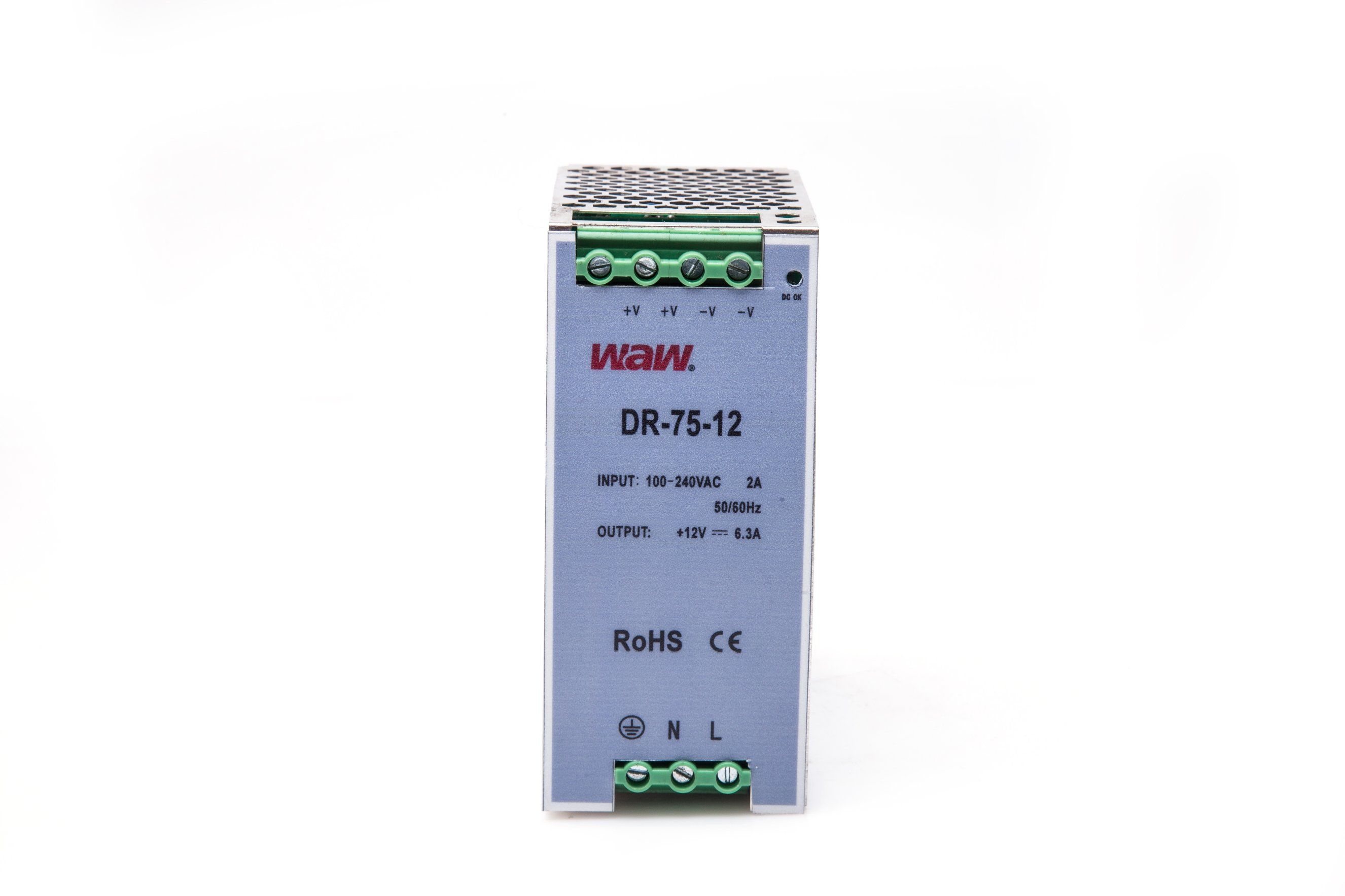 75W 24V 3A Switching Power Supply with Short Circuit Protection