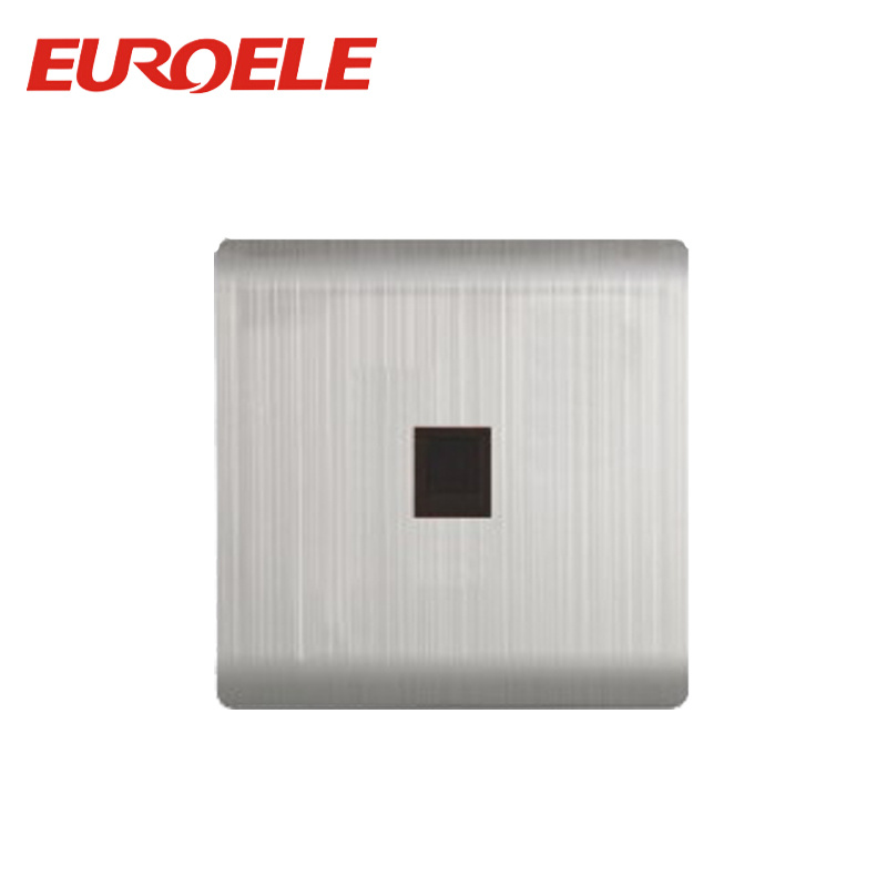 86*86mm Stainless Steel 250V Electrical Tel and Data Wall Socket
