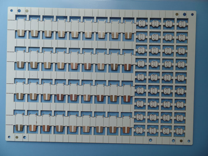 Panel PCB Double Sided Board 1.6mm Thick with White Soldermask
