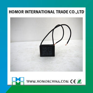 450V Black Sheathed Fan Capacitor