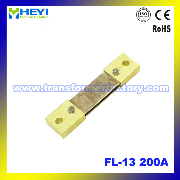 75mv 200A Resistor Ammeter Manganin Shunt (FL-13) for Current Transformer