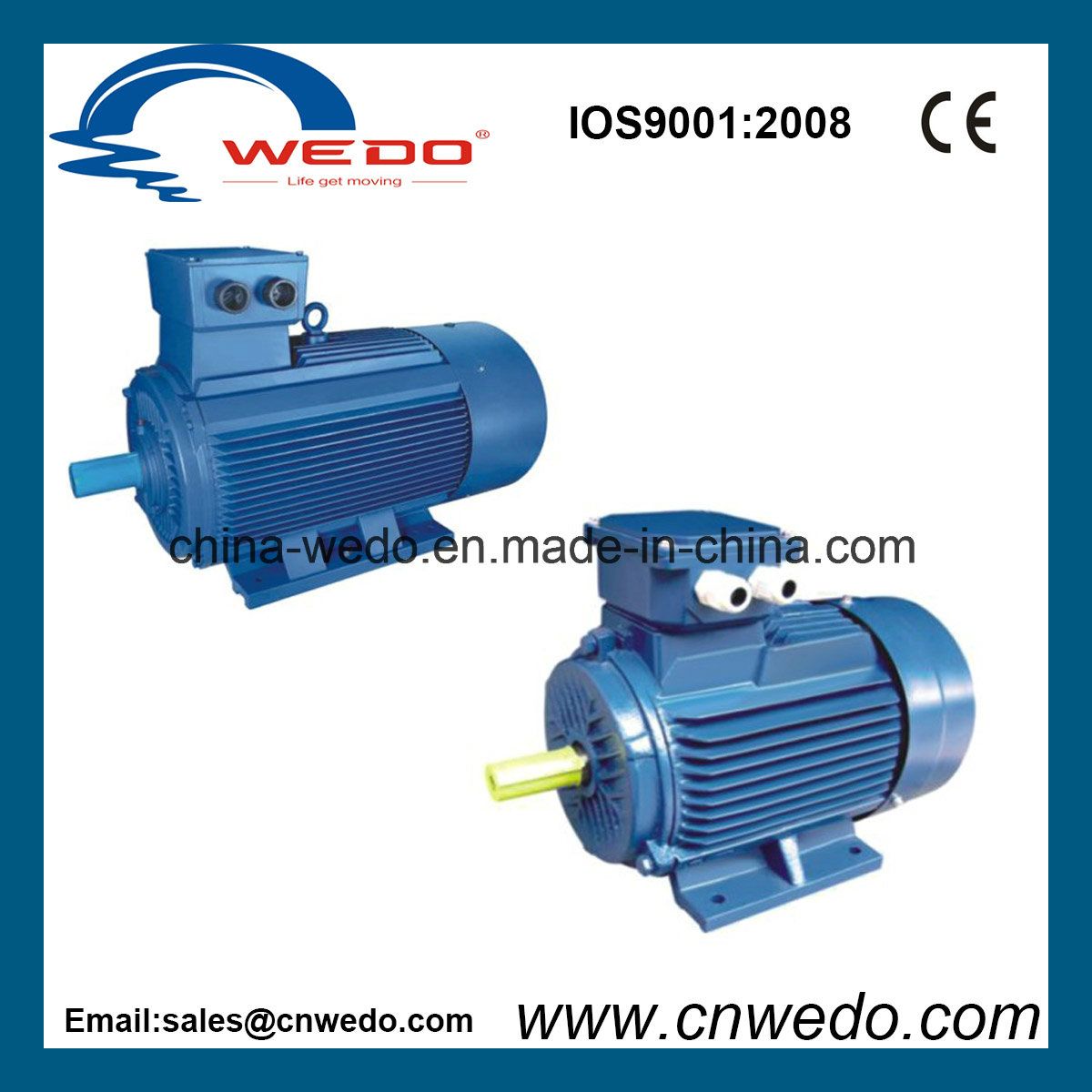 Y2 Series Three-Phase Electric Asynchronous Motor (0.12~315KW)