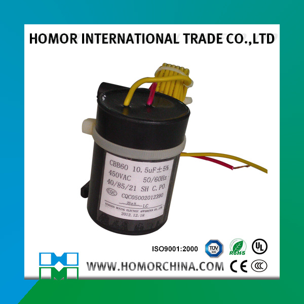High Quality 250-450VAC Cbb60 Series 70UF Capacitor