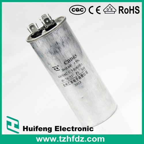 370VAC 40UF Cbb65 Air Conditioner Capacitor