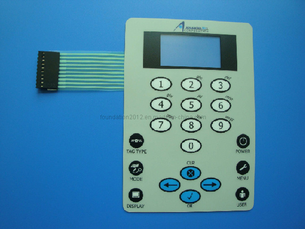 Silk Screen Microwave Circuit Printing Overlay Keyboard Membrane Switch